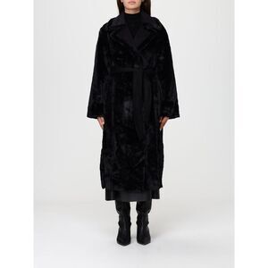 Kaos Fur Coat Woman Black